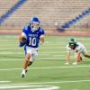 Lake View's Aiden Rivera breaks loose for yardage against Pflugerville Connally on Friday, Oct. 9, 2026.