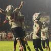 Sonora's Evan Arredondo celebrates after a touchdown against Christoval on Friday, Oct. 2, 2026.