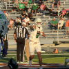 Wall quarterback Gunner King fires a pass in warmups before the Hawks' game against Llano on Friday, Oct. 9, 2026.