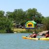 Kayaking on Lake Nasworthy in San Angelo, Texas.