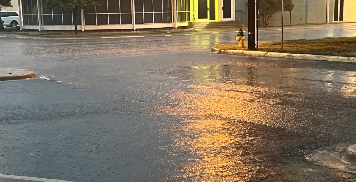 Rain in San Angelo Sept. 1, 2022 (LIVE! Photo/Yantis Green)