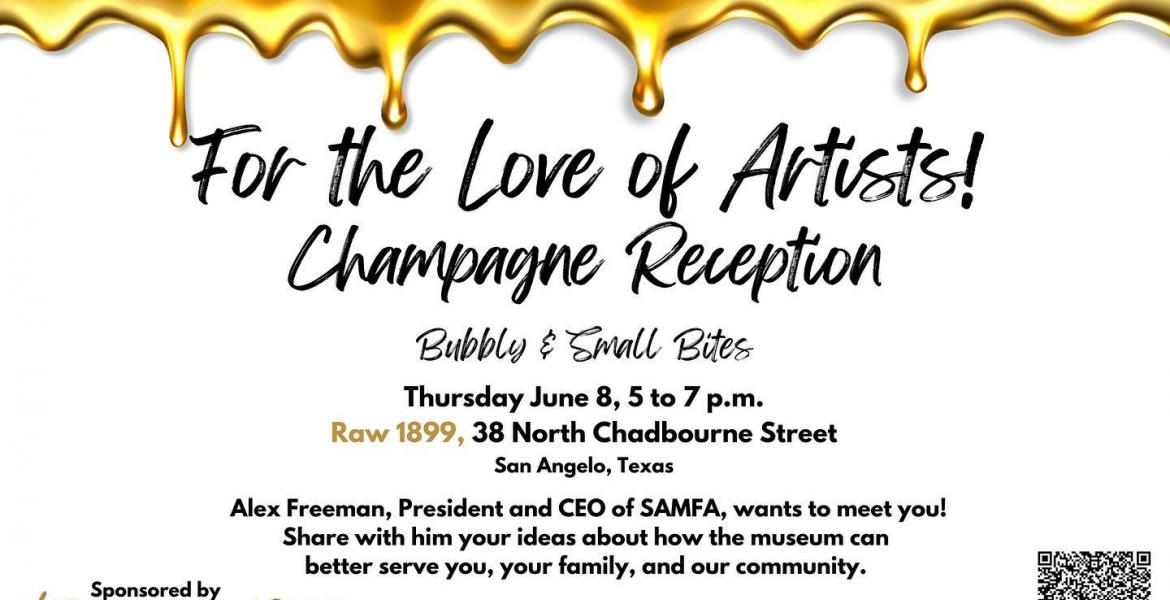 For the Love of Artists Champagne Reception 