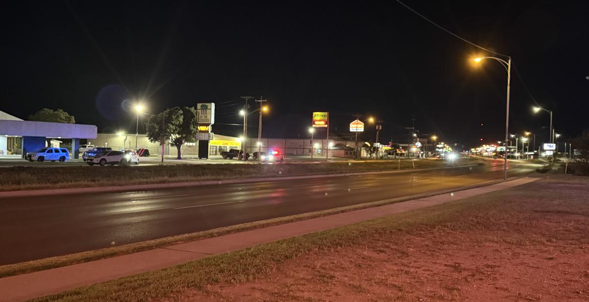 Crash on North Bryant the night of Thursday, Dec. 4, 2025.