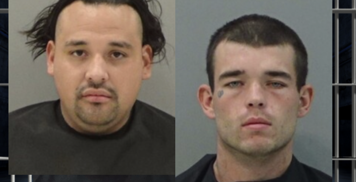 Armando Castro (L), Justin Wright (R), Arrested