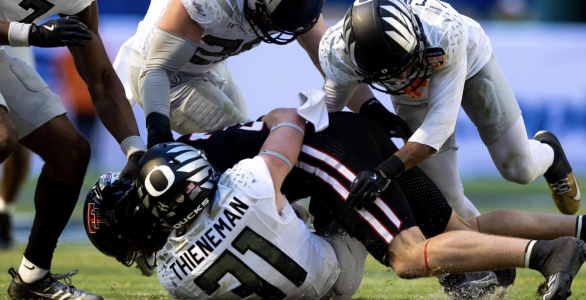Texas Tech falls to Oregon in the quarterfinals of the College Football Playoffs