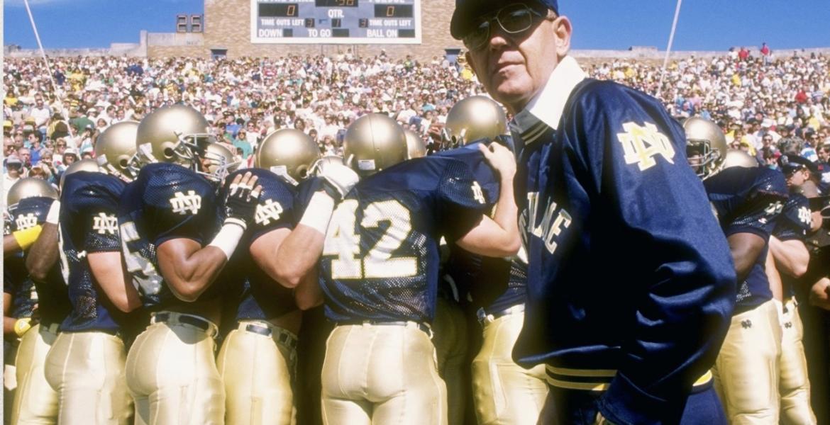 Former Notre Dame Head Coach Lou Holtz