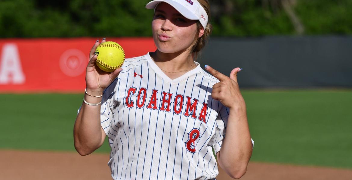 Coahoma's Addi Hart is shown during the 2026 softball season.