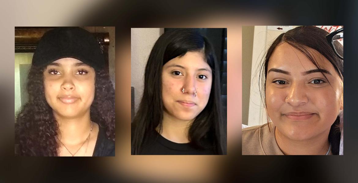 From left: Amilleana Kendricks, 16, missing from San Angelo since May 14; Analeah Ruiz, 15, missing from San Angelo since Sept. 2; and Analicia Ramon, 16, missing from Miles since April 21. Photos courtesy of the National Center for Missing & Exploited Children.