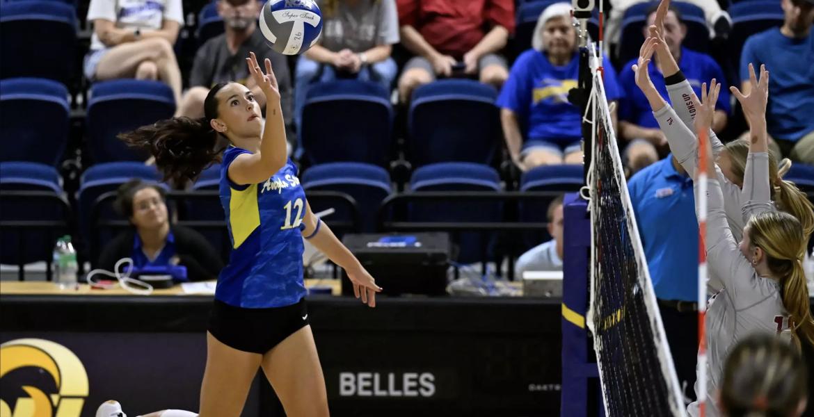 Angelo State Rambelles' Outside Hitter Julia Hopkins