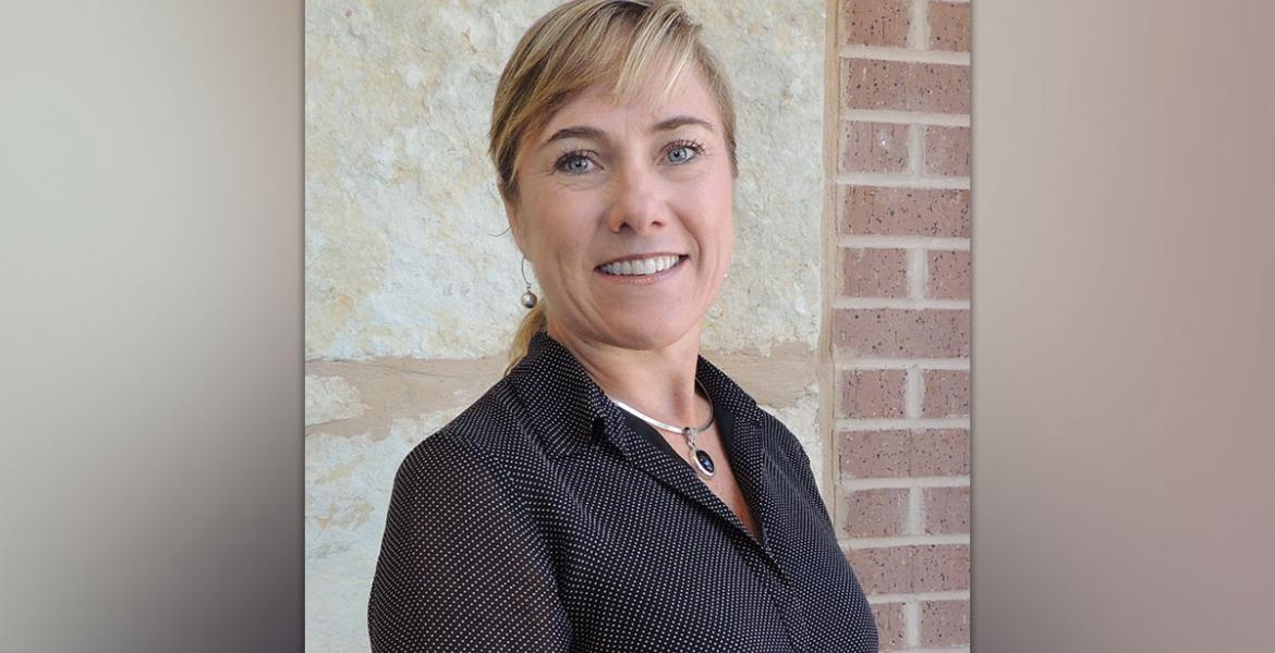 laura Lee Lewis in a 2018 photo when she accepted the position with Senator Charles Perry's office.
